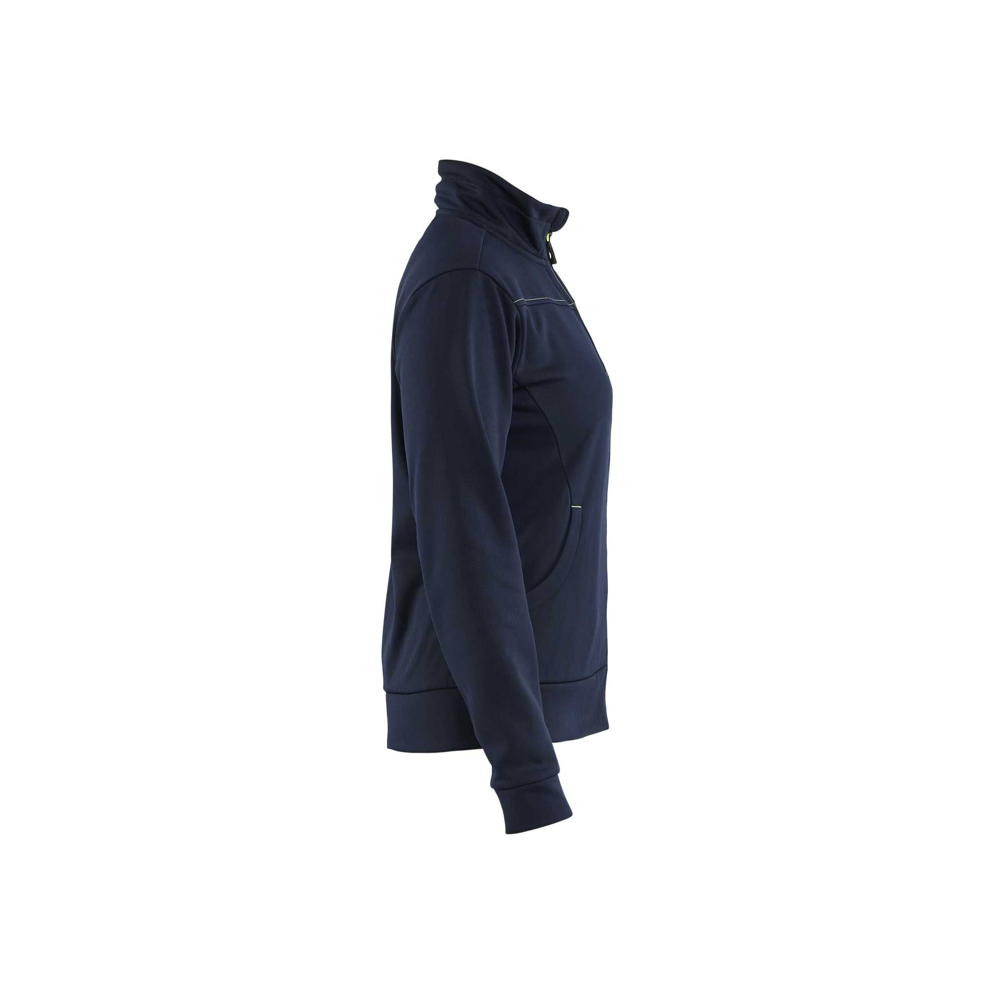 BLAKLADER 33942526 Hi Vis Reflective Full Zip Work Sweatshirt WOMEN - Pique Fleece